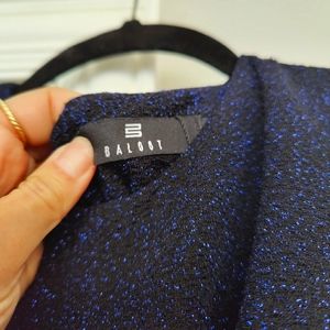 BALOOT Glitter Dark Blue Dress | S
